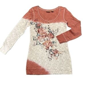 WRANGLER Slim long-sleeve 100% Cotton  T-shirt size S